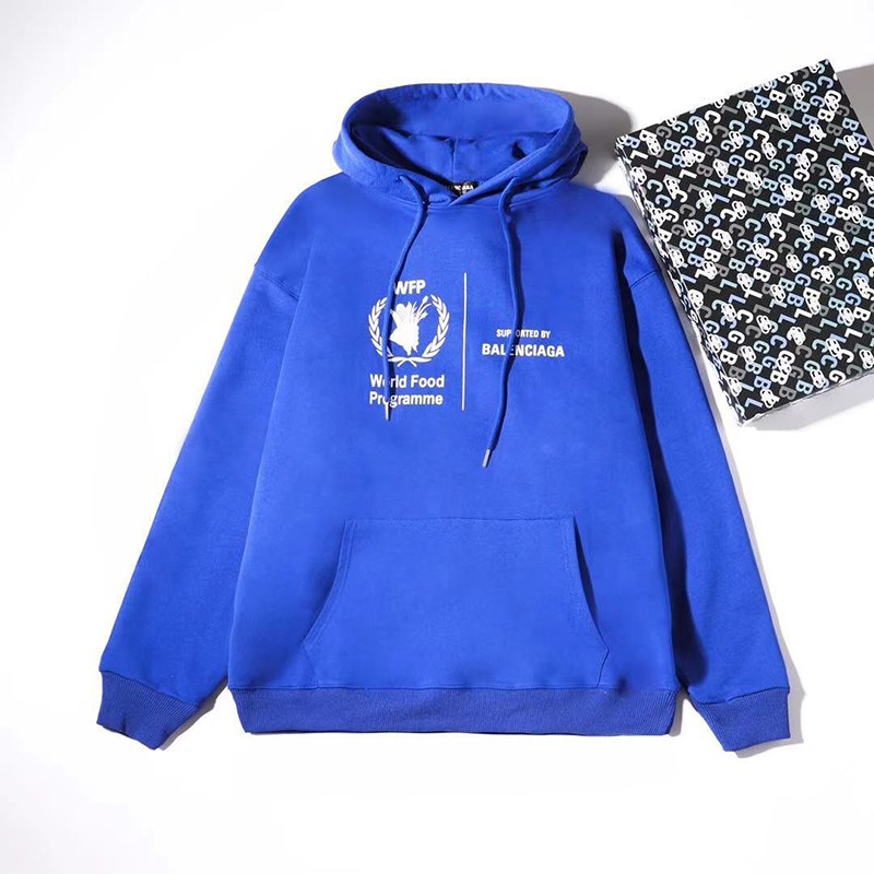 Want it? Super limited edition? Balenciaga replica WFP hoodie blue hoodie bap42067