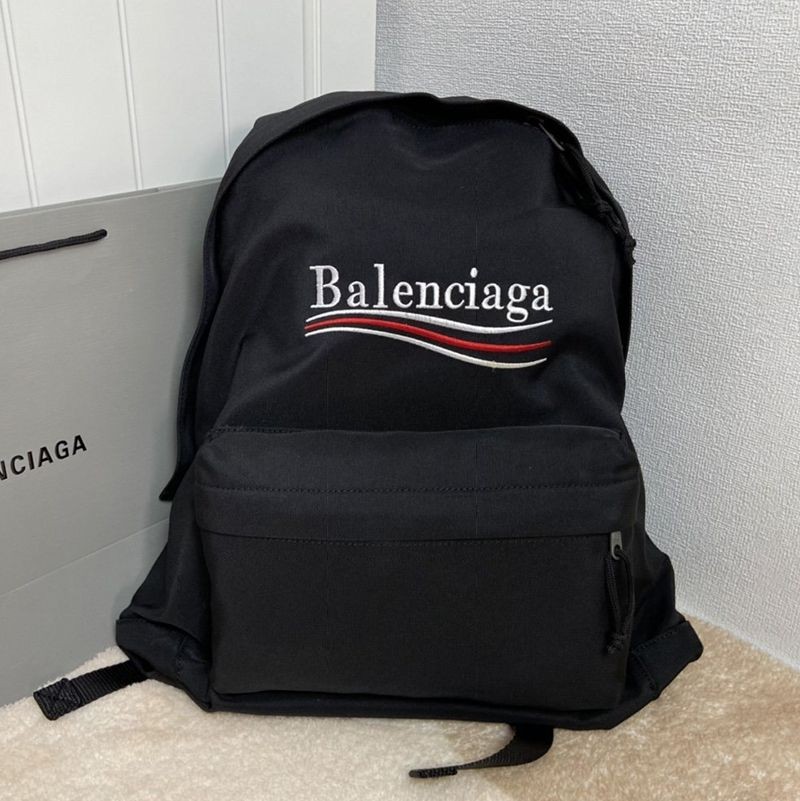 Ready to ship Balenciaga backpack copy backpack black 5032219WB451000