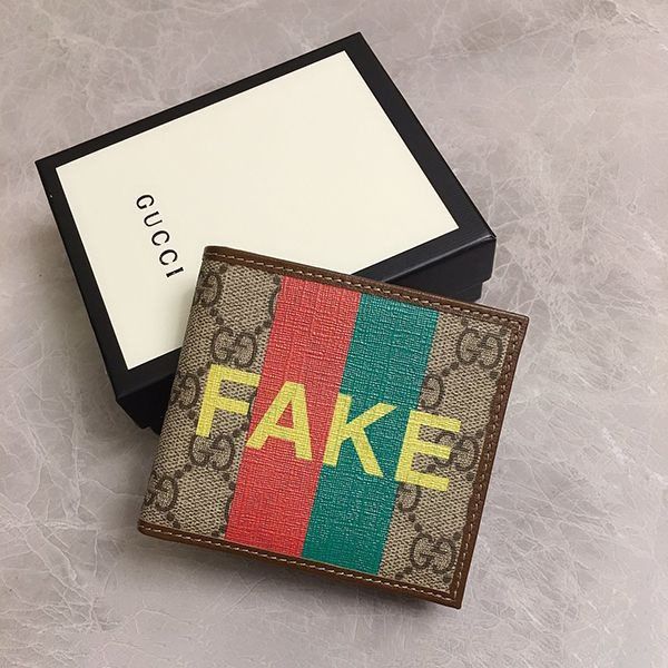 Gucci Print Double G Bi-fold Wallet gg210820057