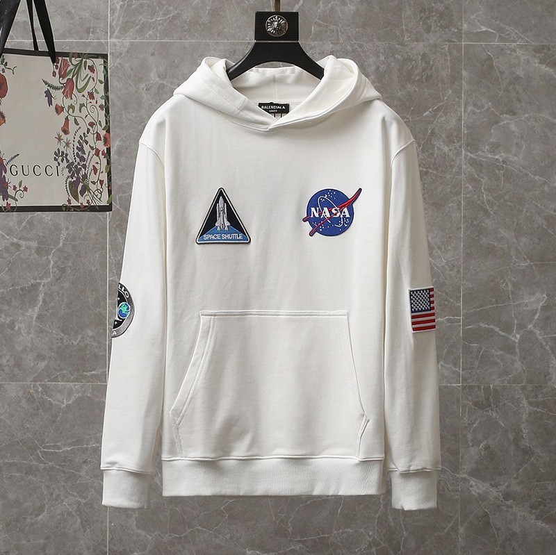 Tracked shipping Balenciaga hoodie parody SPACE BOXY medium fleece hoodie 651799TKVD89040