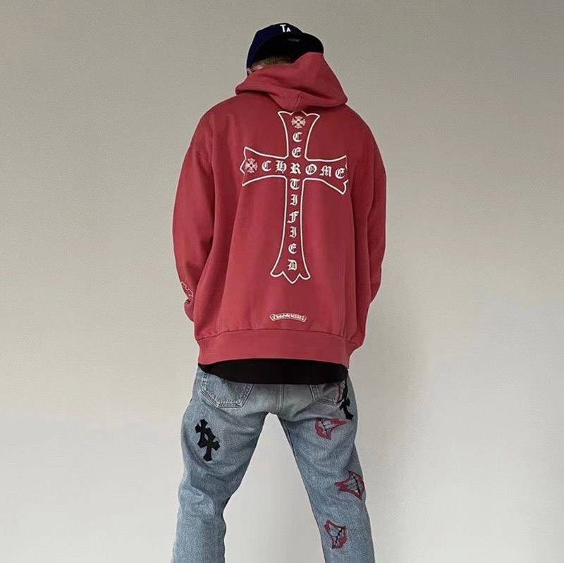 New color☆Rare Chrome Hearts/Multi-Cross/Hoodie/Parka/Cemetery Cross Kuk00078