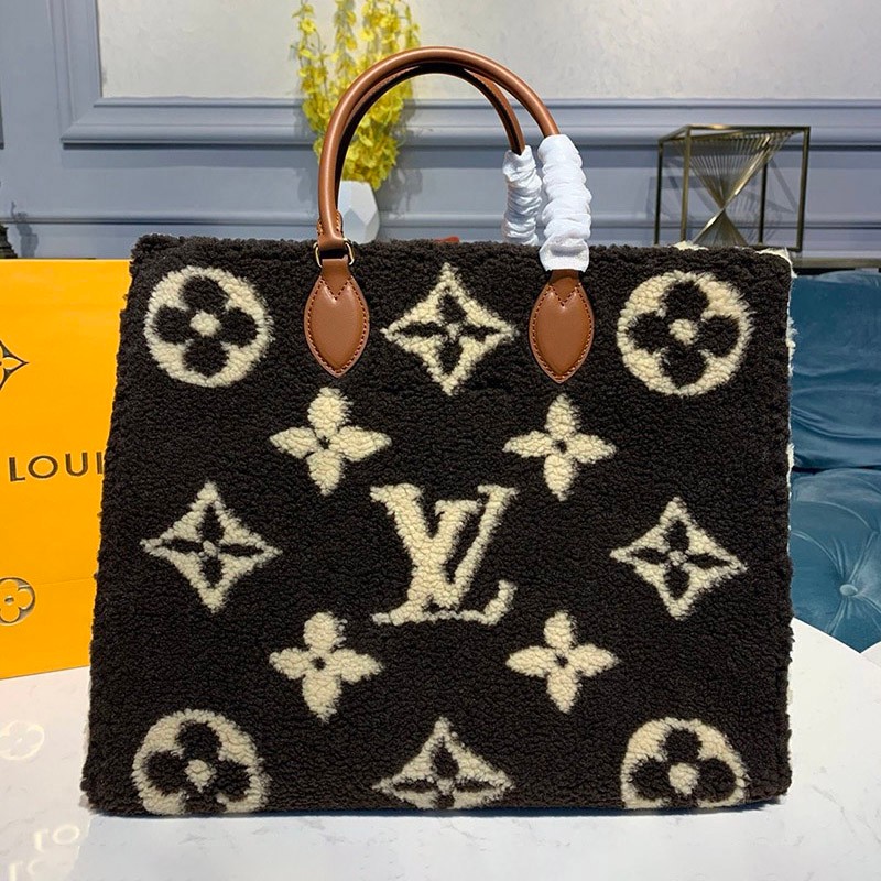 Limited edition Louis Vuitton On the Go GM replica Monogram Teddy Tote Bag vuc93063
