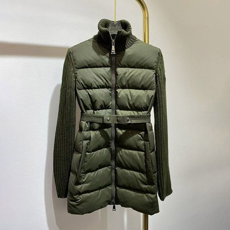 Tracked shipping Moncler replica down sweater with knitted cuffs mow38309