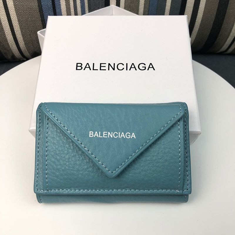 21-22AW New Arrival ★ Balenciaga ★ Paper Mini Wallet Copy ★ Tri-fold Wallet 504564