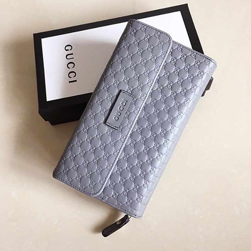 Gucci Long Wallet Copy Margaux Line Micro Guccissima 3-Fold Round Zipper GG21082704