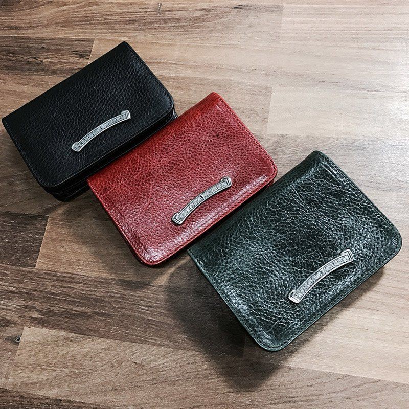 [Not available in Japan] Chrome Hearts / Card Case Replica Business Card Holder 1 Black Kue42467