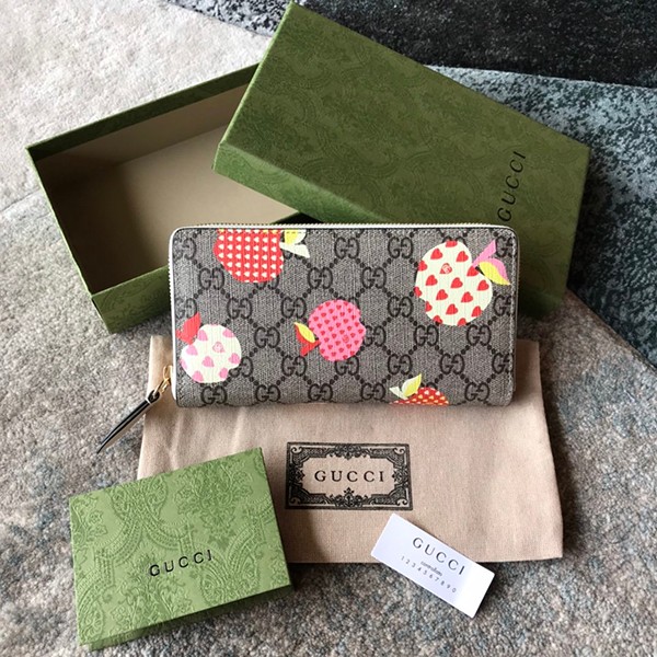 Gucci Le Pomme Zip Around Wallet Replica Long Wallet gg210820003