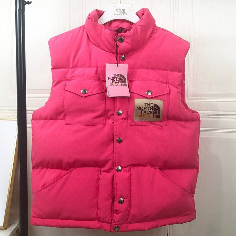 Hard to find fake Gucci x North Face down vest Nov14314