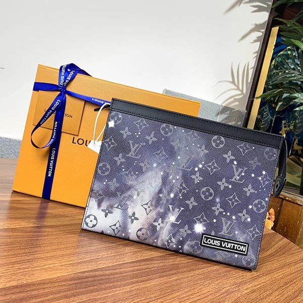 Louis Vuitton Clutch Bag Replica Pochette Monogram Galaxy MM M44448