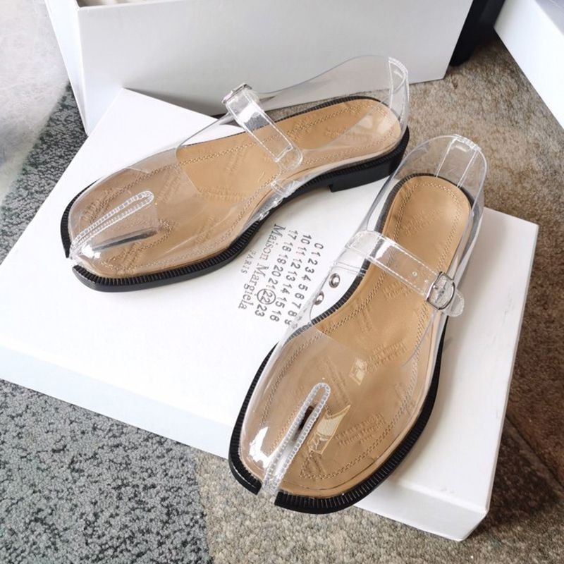 Rare Maison Margiela Tabi Transparent Strap Shoes Replica Mae86963 Rare Maison Margiela Tabi Transparent Strap Shoes Replica Mae86963
