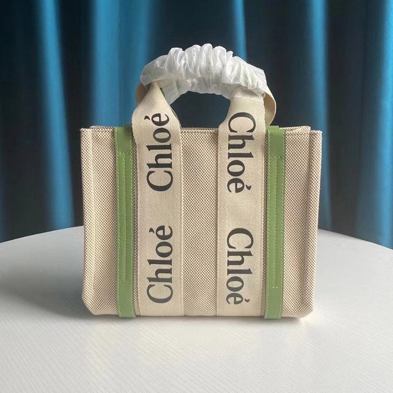 [Limited Edition] Chloe Woody Fake Shopping Bag 3 Model Sizes CHC21AS383F7134I