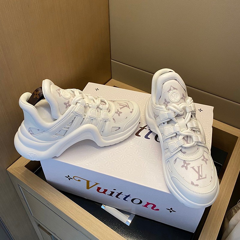 Rare color? Louis Vuitton sneaker copy LV Arclight? line logo vuu03242