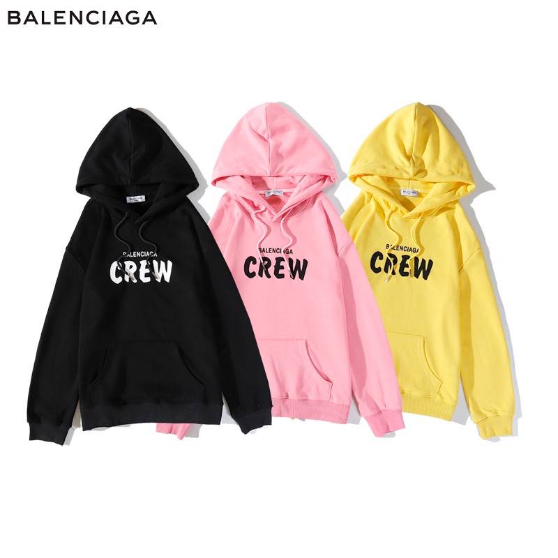 Balenciaga Hoodie Replica CREW Medium Fit Hoodie 3 Colors bao43274 with Tracking