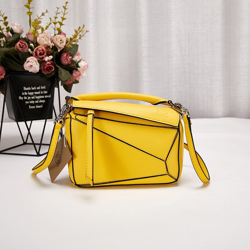 Loewe Puzzle Bag Replica Soft Grain Calf Puzzle Mini lov48642