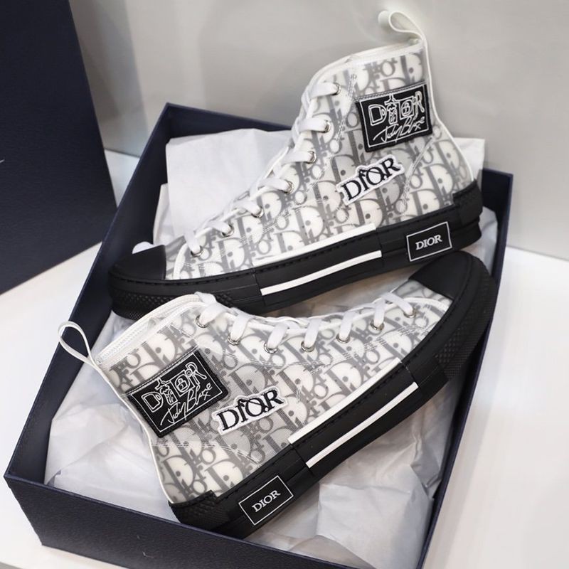 Hard to find Dior replica B23 high top sneakers oblique den78218