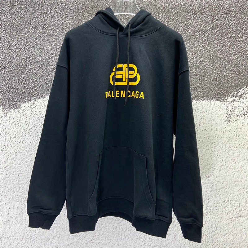 Eye-catching color Balenciaga hoodie replica * BB logo printed sweatshirt bac35670