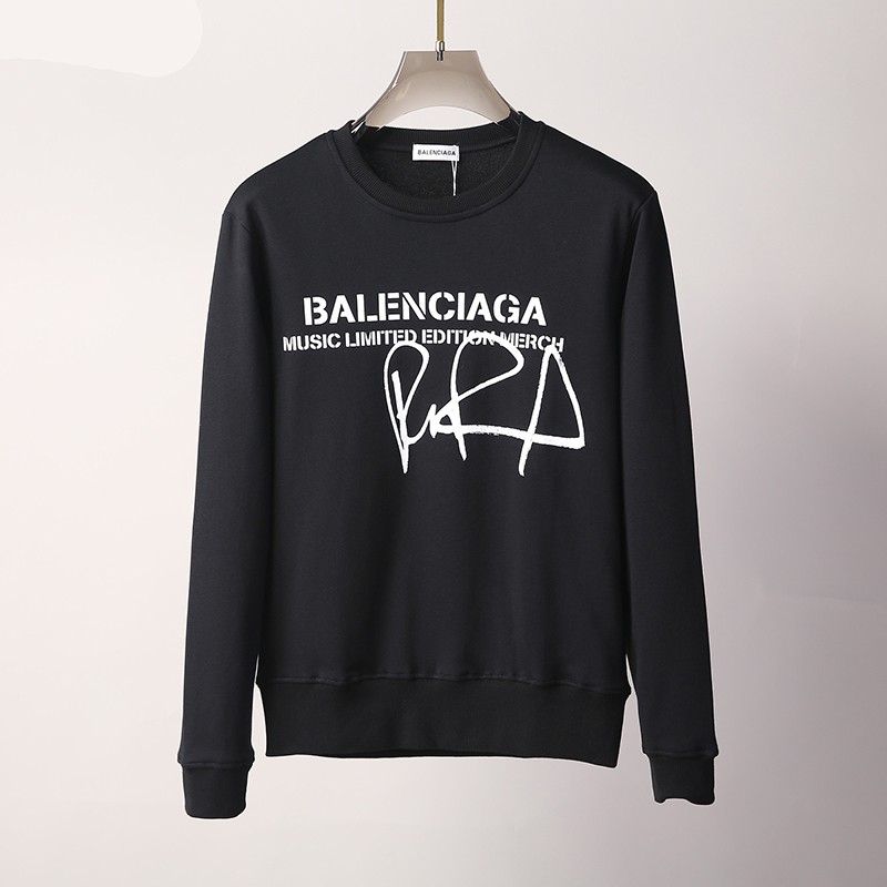 Battle for [Balenciaga Hoodie Replica] Logo Print Sweatshirt bar28551