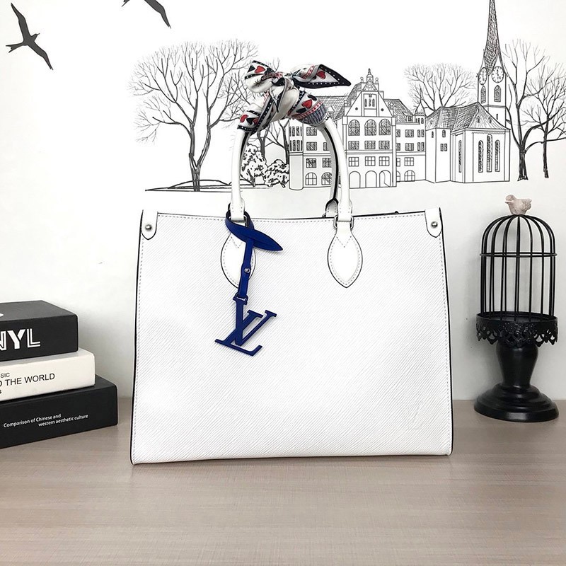 Stylish bag?Louis Vuitton On the Go MM Replica Tote Bag Epi vuz71227