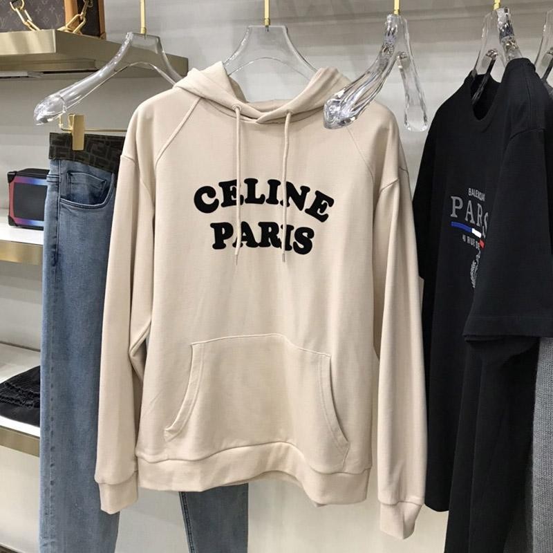Love at first sight? [New] Celine ★ Logo sweatshirt hoodie fake Cev93970