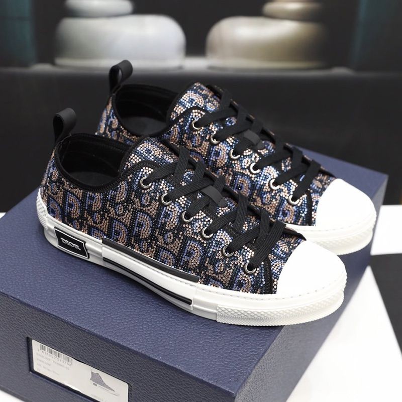 Want it? Super limited edition? Dior B23 replica low top sneakers ★ Strass Oblique dec20171