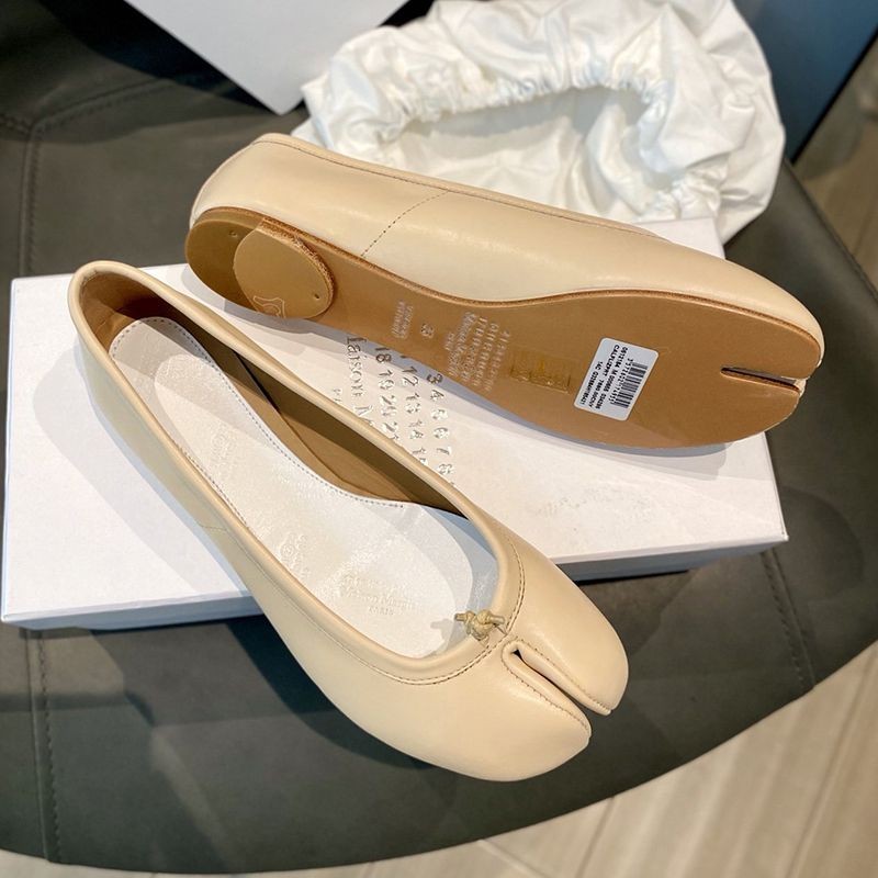 No.1 Popular Maison Margiela Leather Ballet Flats Replica Maj63539 No.1 Popular Maison Margiela Leather Ballet Flats Replica Maj63539