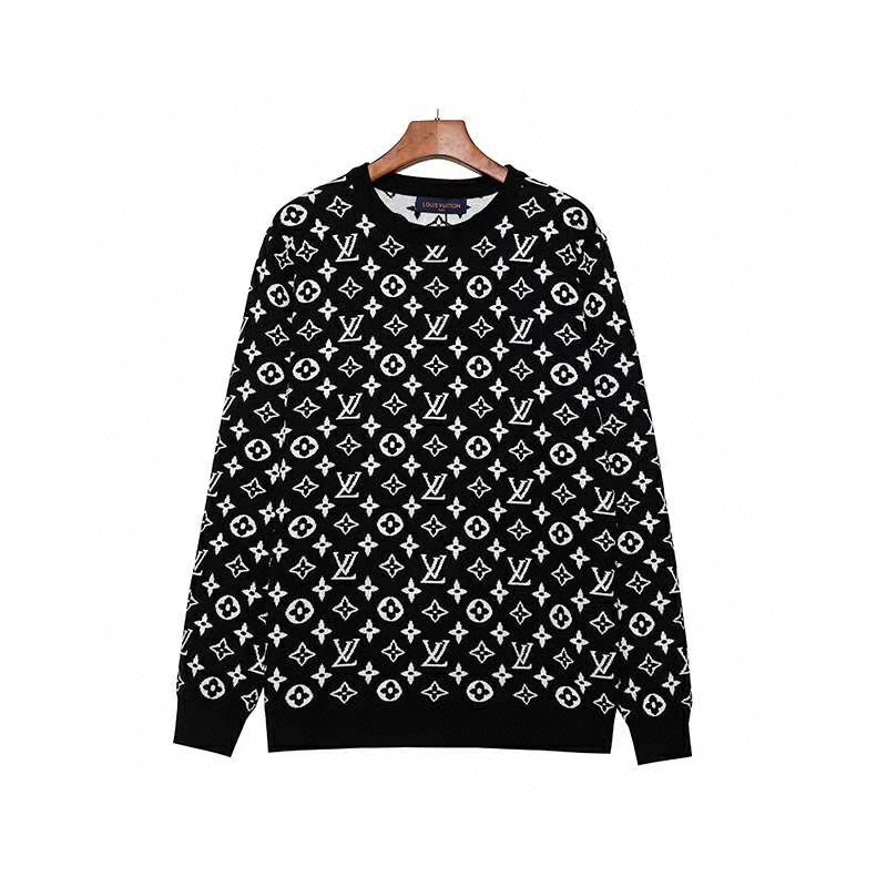 Very popular: Louis Vuitton sweater replica Monogram Degraded crew neck vuw09743