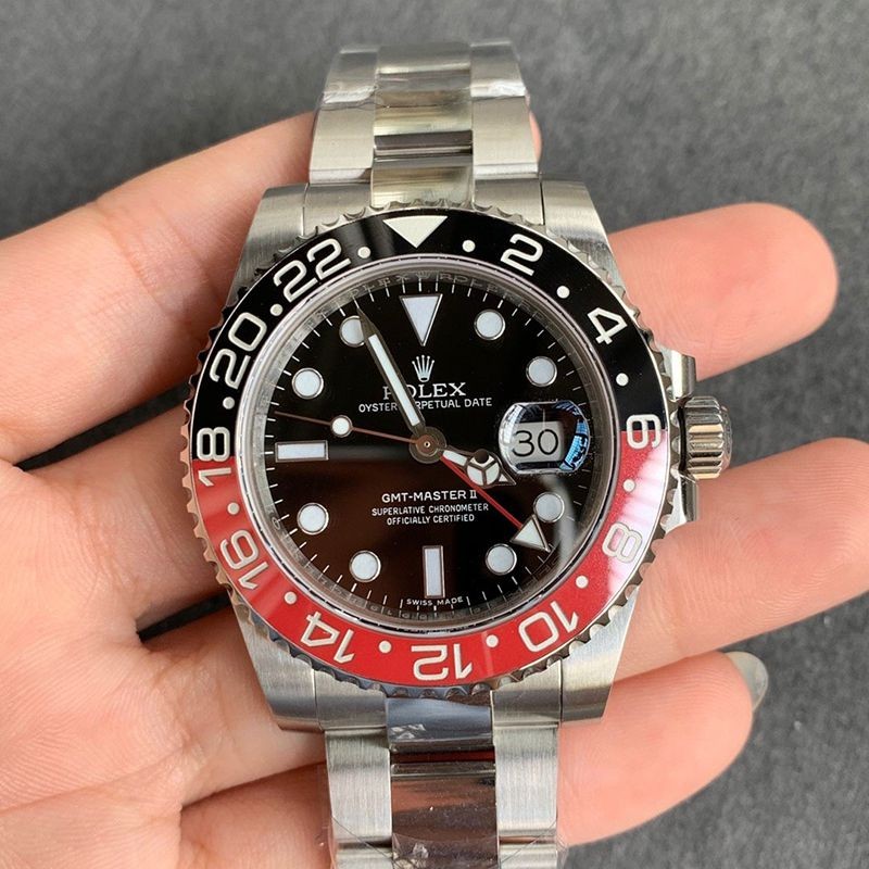 21AW New Rolex GMT Master II Replica Automatic Men's Black Diameter 40mm 116710BLNR