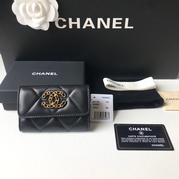 Very popular Chanel coin purse black replica shi94584