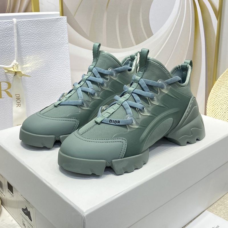 Battle for the Dior D-Connect Sneakers Replica ★ Blue Technical Fabric dec17482