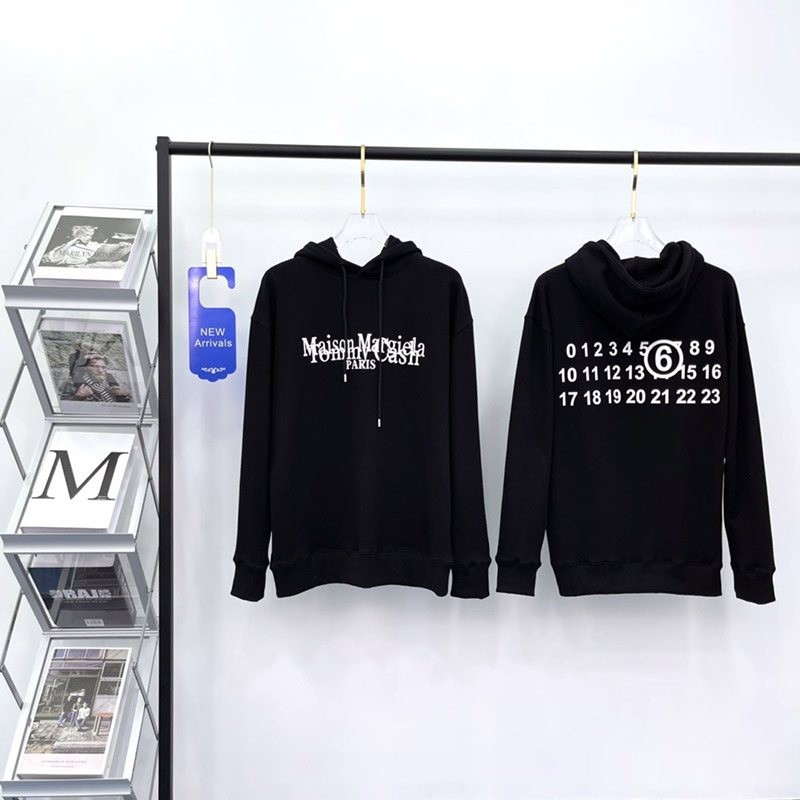 ☆Super popular☆ Maison Margiela replica women's hooded logo hoodie Mae98882 ☆Super popular☆ Maison Margiela replica women's hooded logo hoodie Mae98882