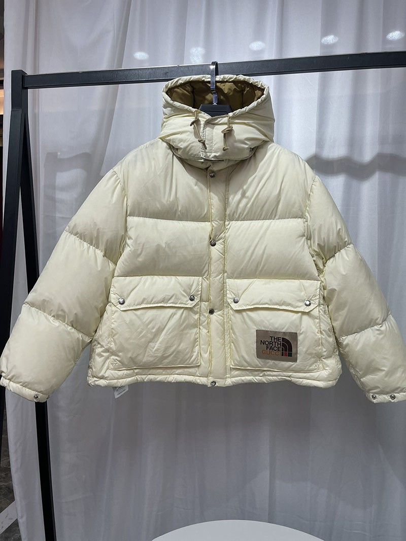 Free shipping Gucci North Face Replica Nylon Down Jacket Nox42122