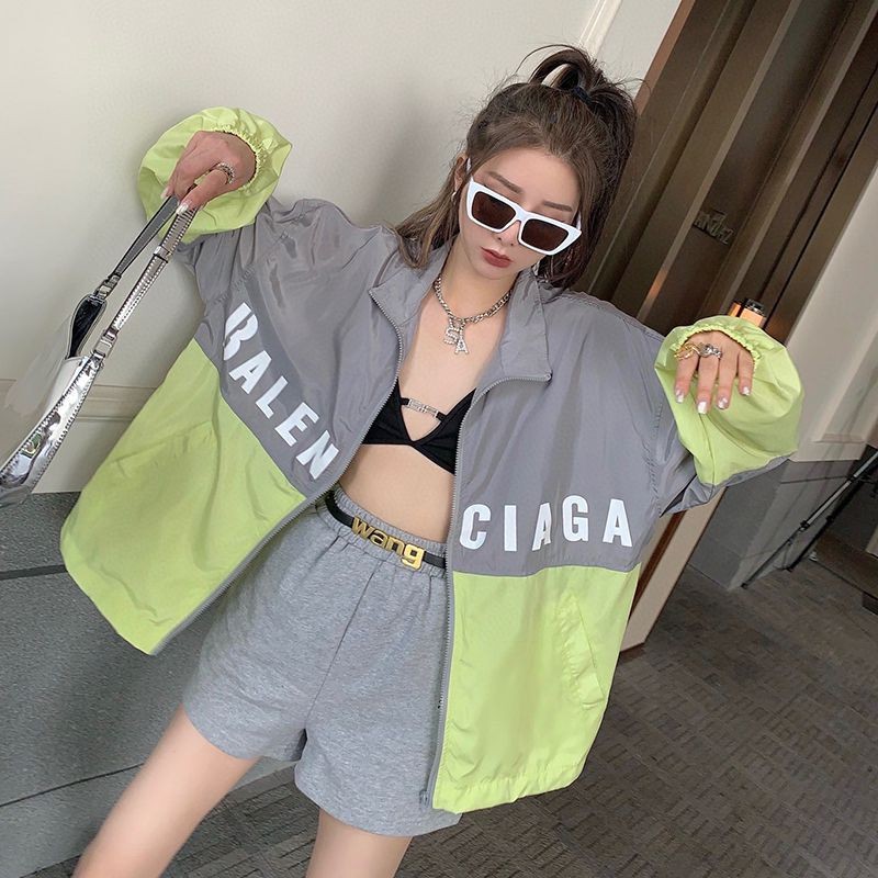 Rare Balenciaga Tracksuit Coat Replica (Green? Nylon) bam25563
