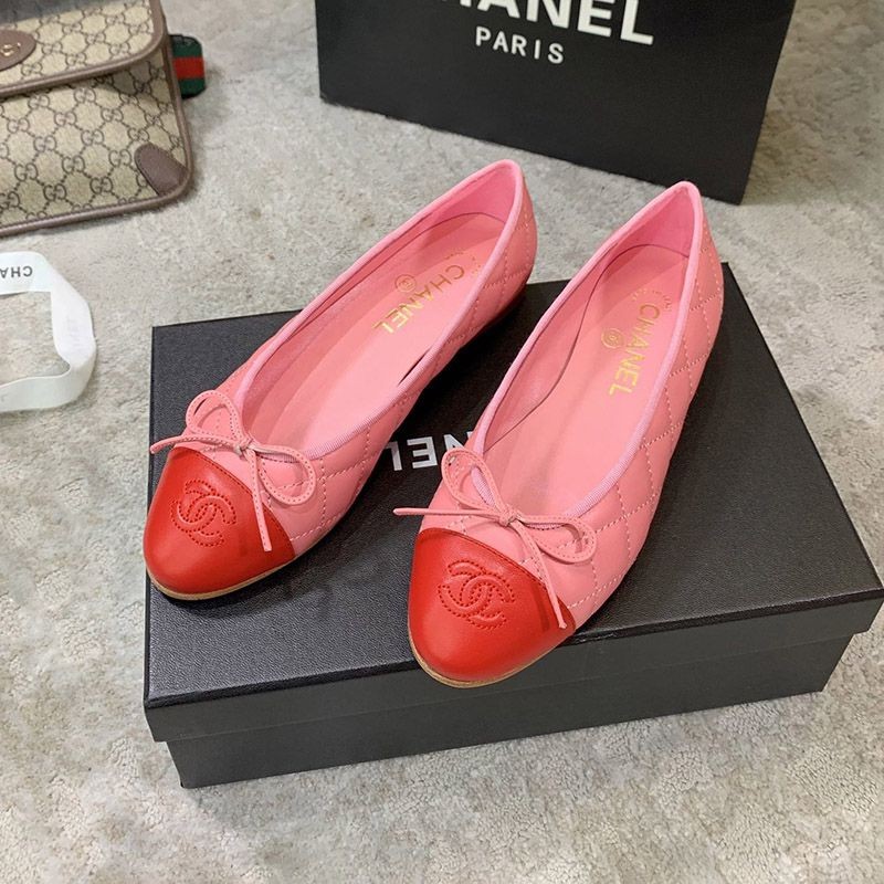 No customs duties (Chanel) Ballerina Bicolor Fake Very Popular sha25088