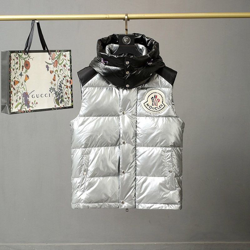 Free shipping ☆Moncler x Palm Angels☆ fake down vest moy07233