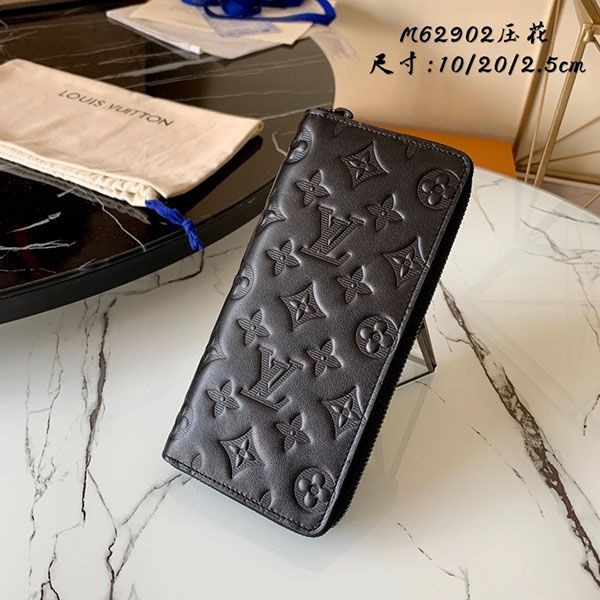Not available in Japan Louis Vuitton Wallet Replica Monogram Empreinte Zippy Wallet Vertical Long Wallet M62902