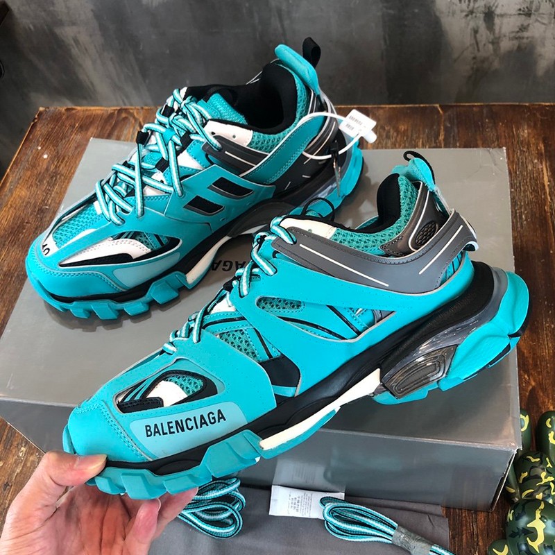 ☆Super popular☆ Balenciaga fake sneakers for men, popular track trainers, hard to find color bae87916
