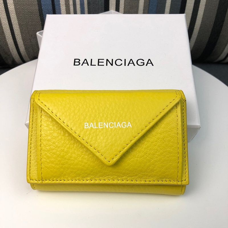 Classic new item ★ Balenciaga ★ Paper mini wallet replica ★ Tri-fold wallet 504564DLQ0N1000