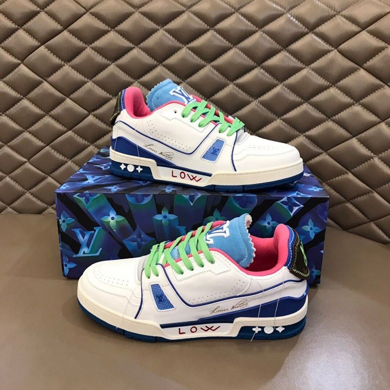 [Limited Edition] Louis Vuitton Sneakers Replica Trainer Line Orange vug47624