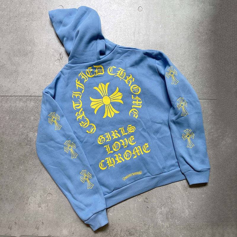 21AW New Chrome Hearts Hoodie Replica [Letter Sleeve/Hoodie] ◆CH Letter Kub66398