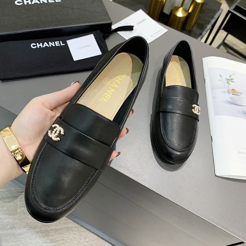 [Super cute! Domestic shipping!] Chanel loafers lambskin replica shf20789