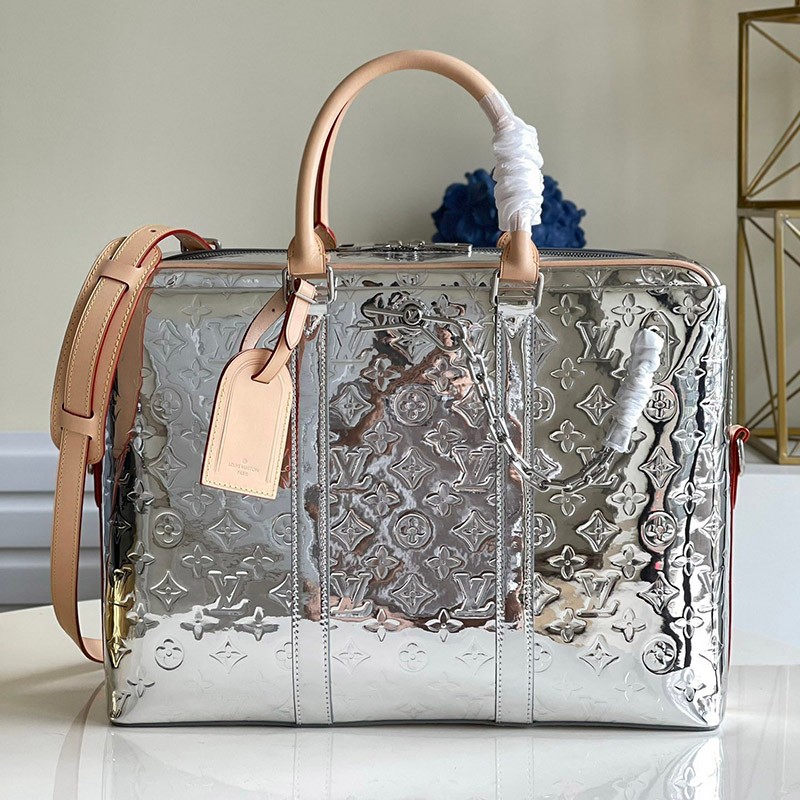 21FW★Louis Vuitton Tote Bag Replica Neo PDV Monogram Silver M58755 Monogram