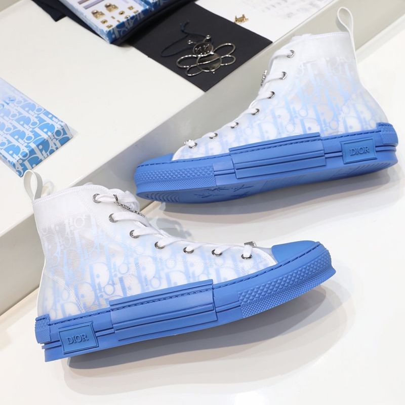 Classic Dior replica B23 high top sneakers ★ Oblique canvas deo60569
