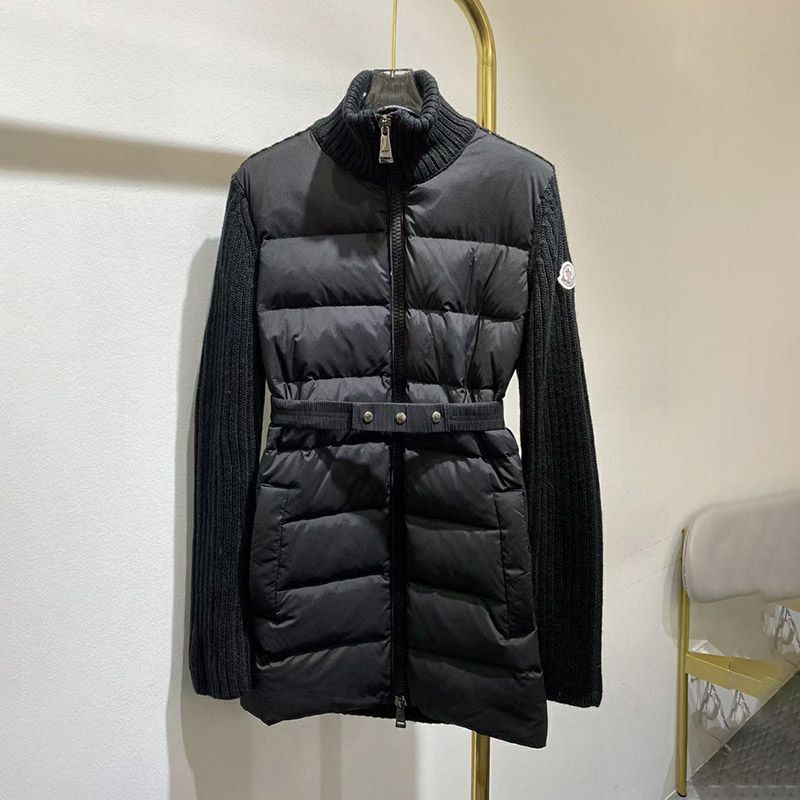 ★Popular in Japan! Moncler Down Replica Knitted Cuff Sweater moi57394