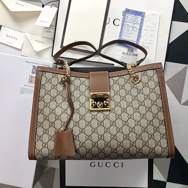 Gucci Padlock GG Medium Shoulder Bag Replica 479197 KHNKG 8534