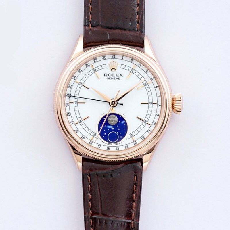 Cute Rolex Watch Replica Cellini Moonphase 50535 Datejust rox61302
