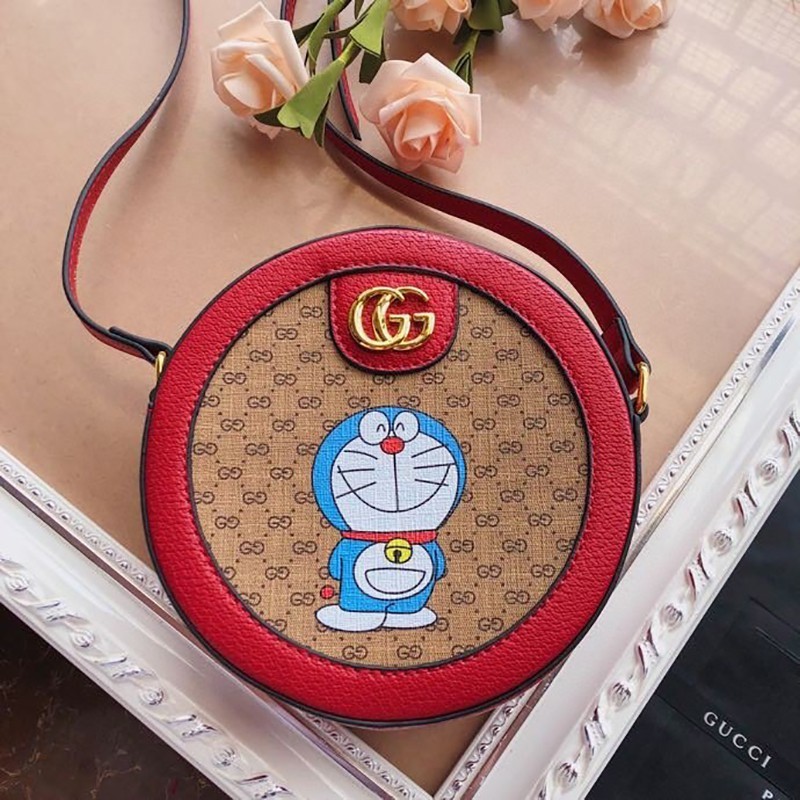 Extremely rare! [Collaboration] Doraemon x Gucci replica shoulder bag gup25087