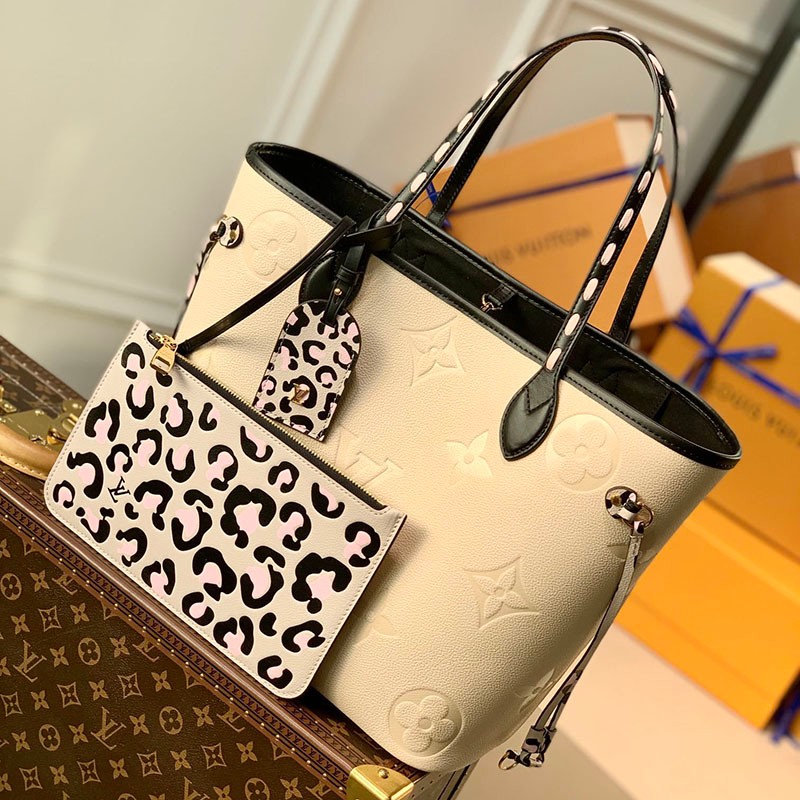 2021AW Louis Vuitton Neverfull MM Wild at Heart Monogram M58525