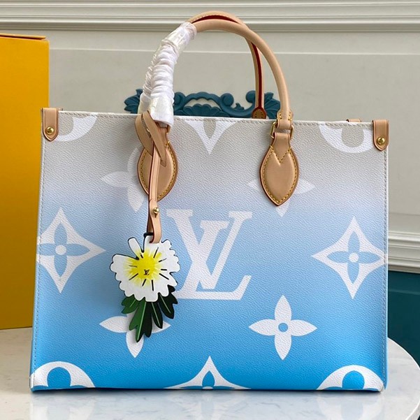 21AW New Louis Vuitton On the Go Replica MM By the Pool Tote Bag vui05305