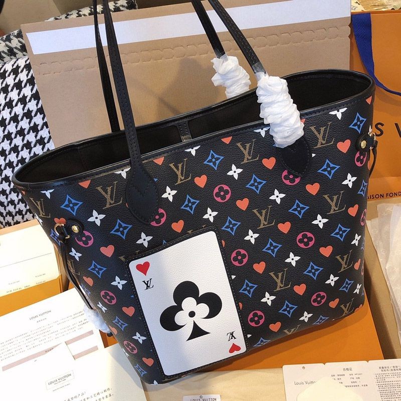 [21CR Very Popular★] Louis Vuitton Neverfull MM Tote Bag M57462 M57483