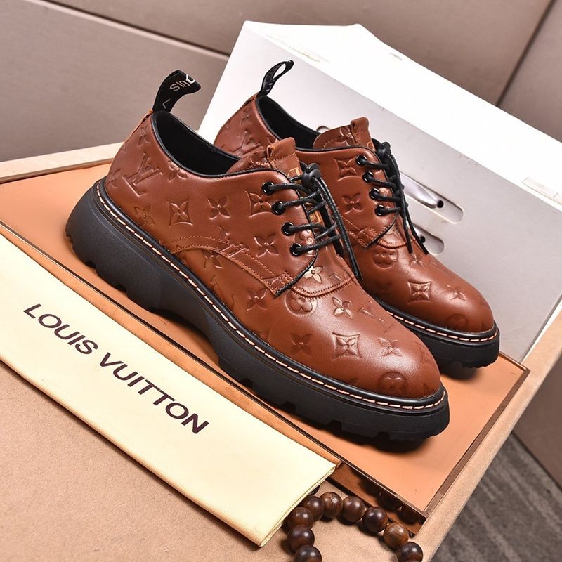 Louis Vuitton LV Bold Line Replica Derby Lace-up Shoes vuh54073